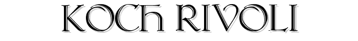 Koch Rivoli font